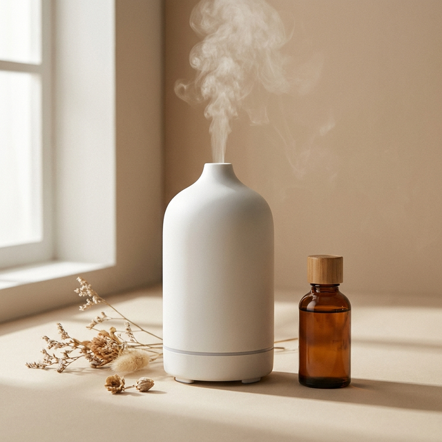 Aromatherapy Diffuser & Oil Set – USB Diffuser + Hotel-Series Essential Oil