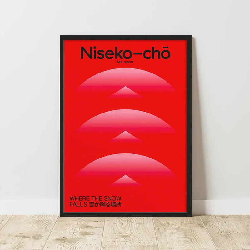 Abstract Retro Art Poster – Minimalist Canvas Wall Print for Living Room (Frameless)