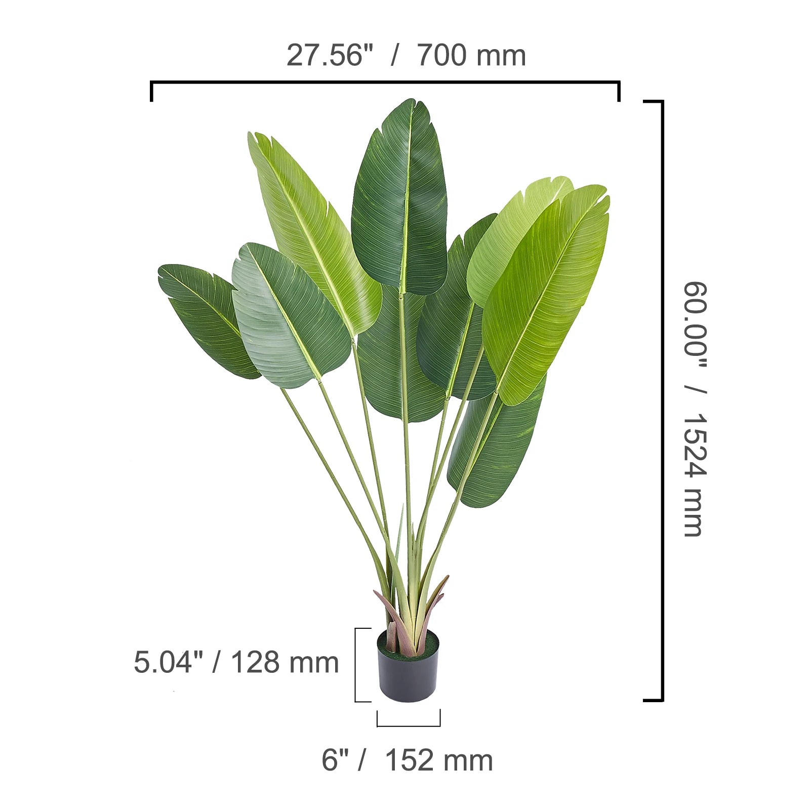 Artificial Palm Tree — 4 to 6 ft