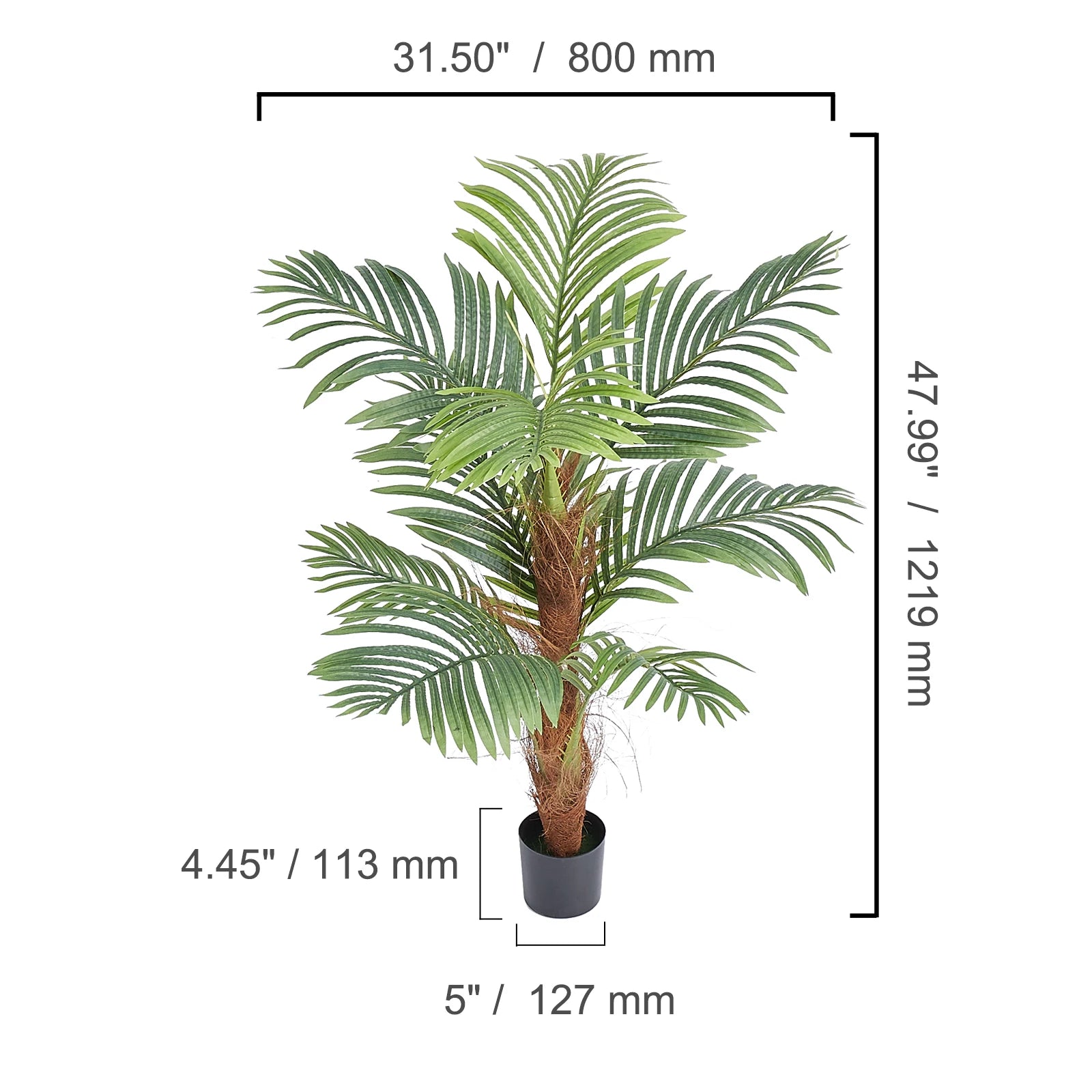Artificial Palm Tree — 4 to 6 ft