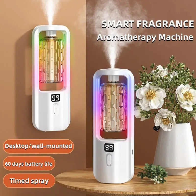 Wall-Mounted Aroma Diffuser – Timed Flameless Essential Oil Air Freshener