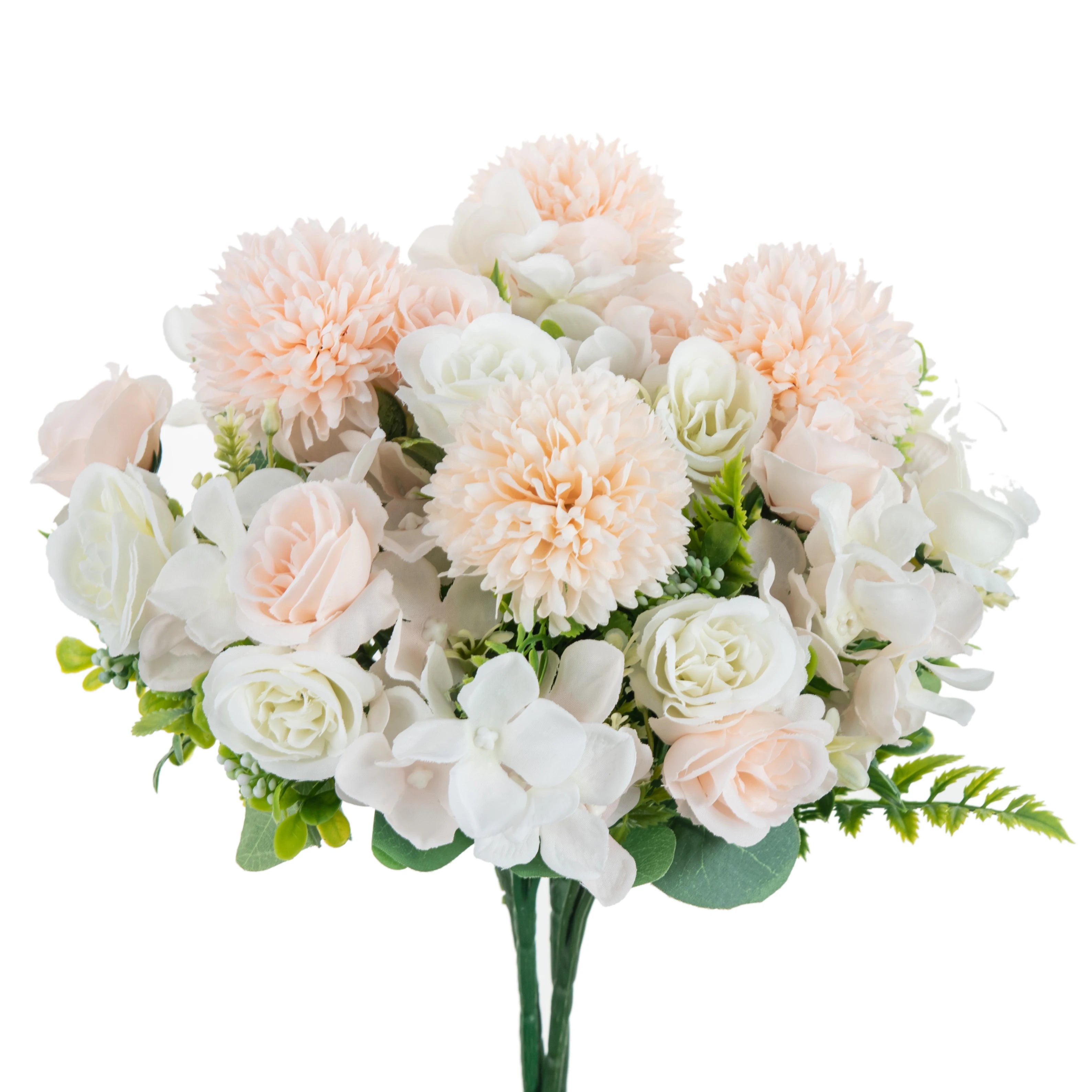 Silk Rose & Chrysanthemum Bouquet