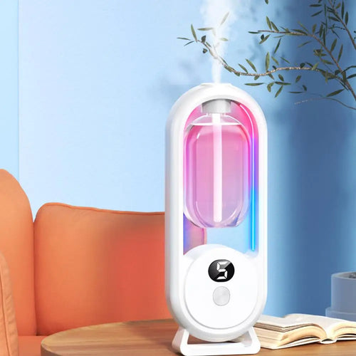 Automatic Essential Oil Diffuser – USB Spray Aroma Humidifier with LED Light