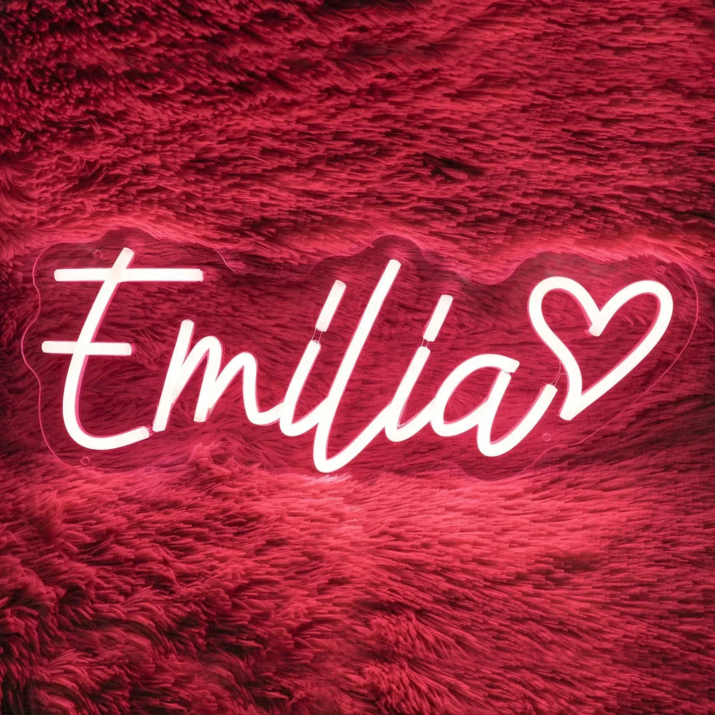 Custom LED Neon Name Sign – Personalized Wall Light for Bedroom & Kids Room