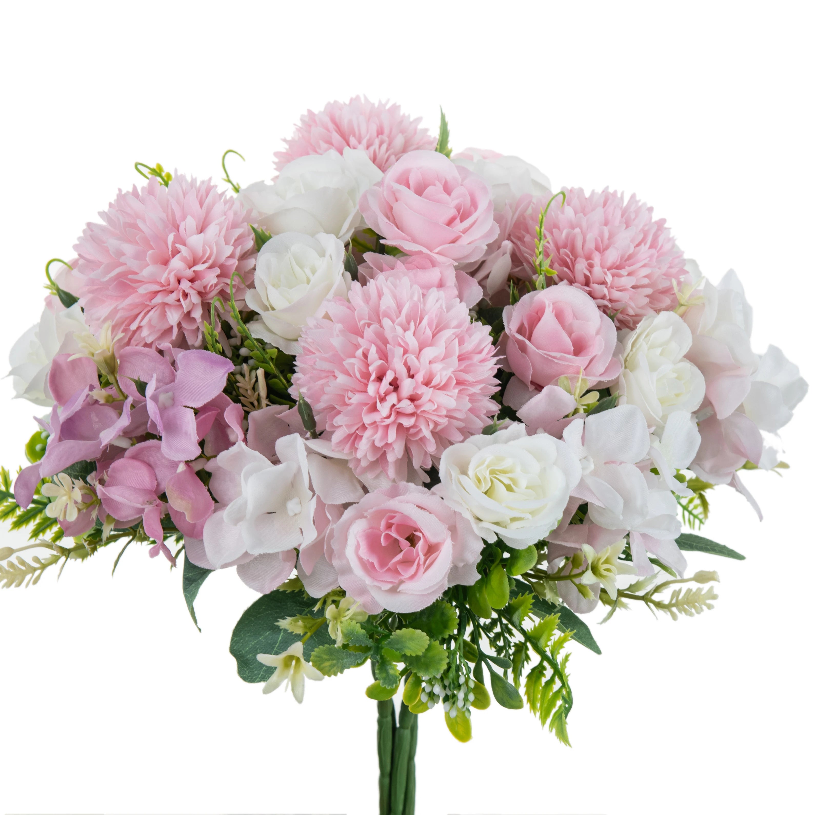 Silk Rose & Chrysanthemum Bouquet