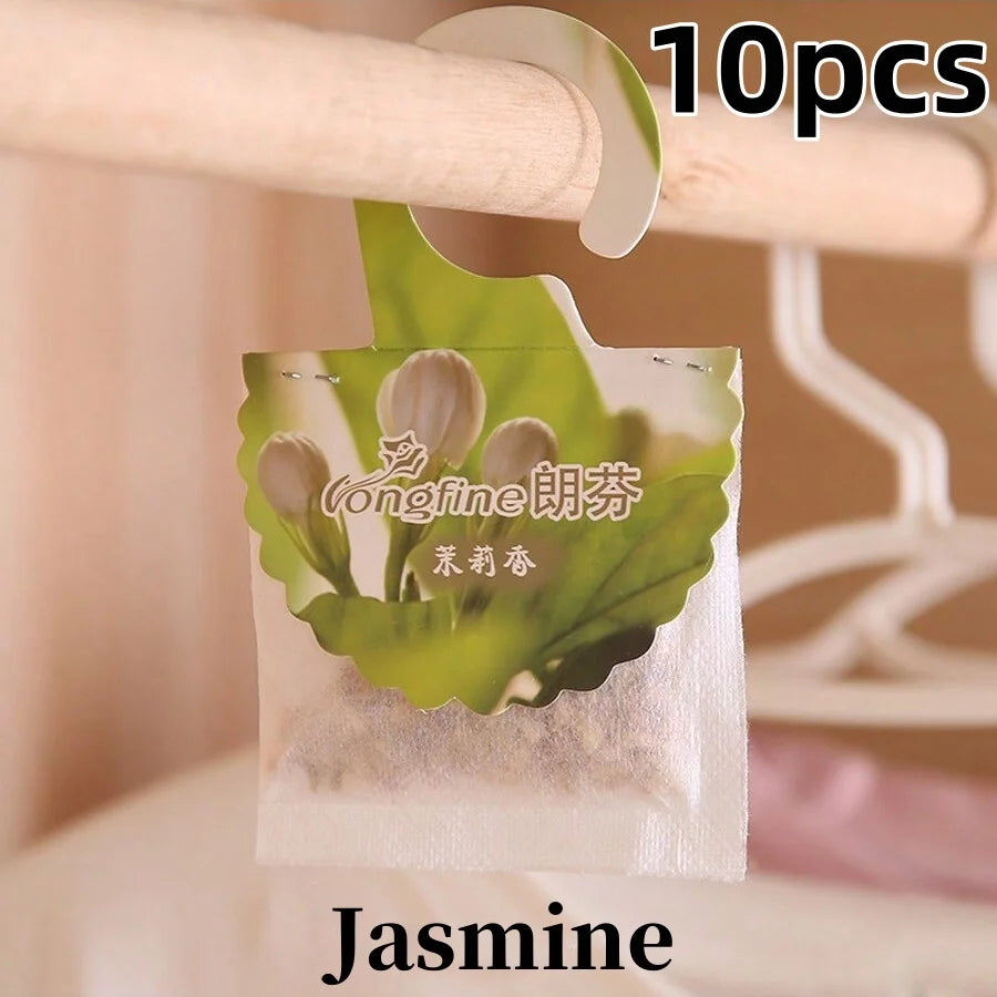 Hanging Wardrobe Sachets (5/10 Pack) – Long-Lasting Closet & Drawer Air Freshener