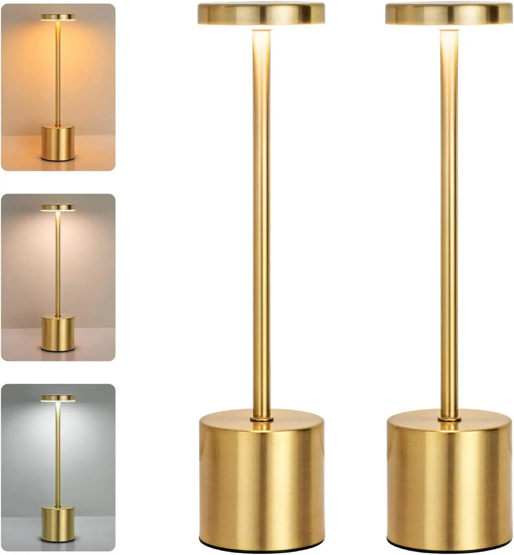 Rechargeable LED Table Lamp – Touch Dimmable Cordless Bedside Night Light