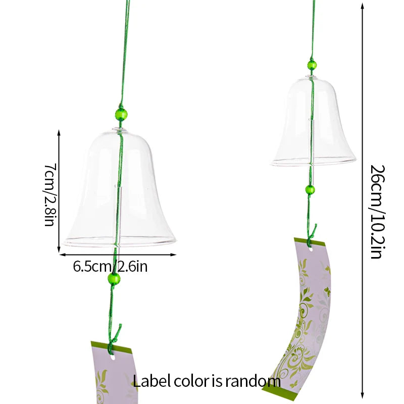 Japanese Sakura Glass Wind Chime – Kawaii Home & Garden Decor Bell