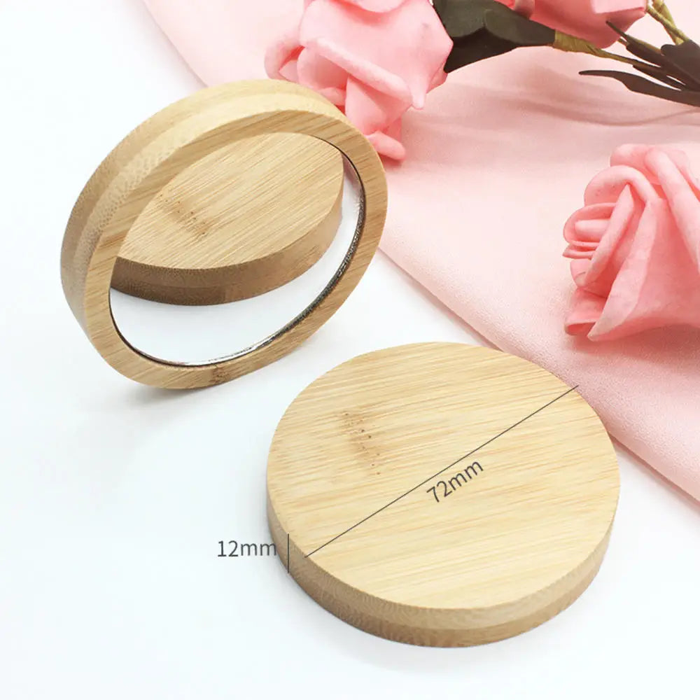 Foldable Double-Sided Makeup Mirror – Portable Travel & Desktop Vanity Mirror
