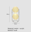 Modern Acrylic Floor Lamp – Minimalist Round Ball Standing Light for Bedside
