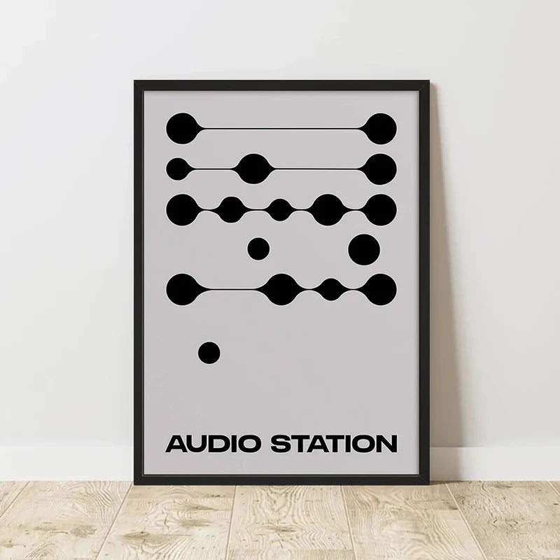 Abstract Retro Art Poster – Minimalist Canvas Wall Print for Living Room (Frameless)