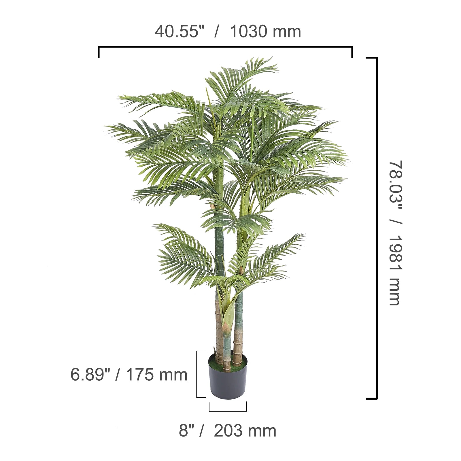 Artificial Palm Tree — 4 to 6 ft