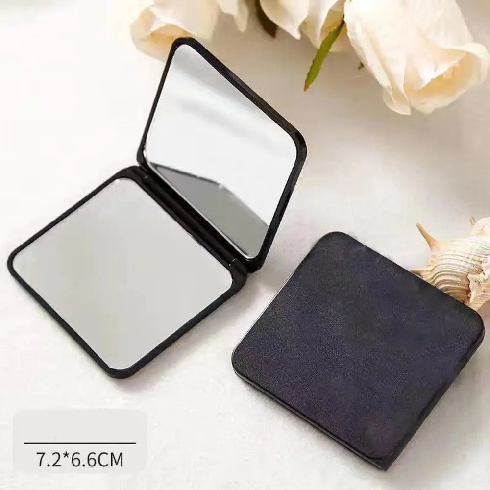Foldable Double-Sided Makeup Mirror – Portable Travel & Desktop Vanity Mirror