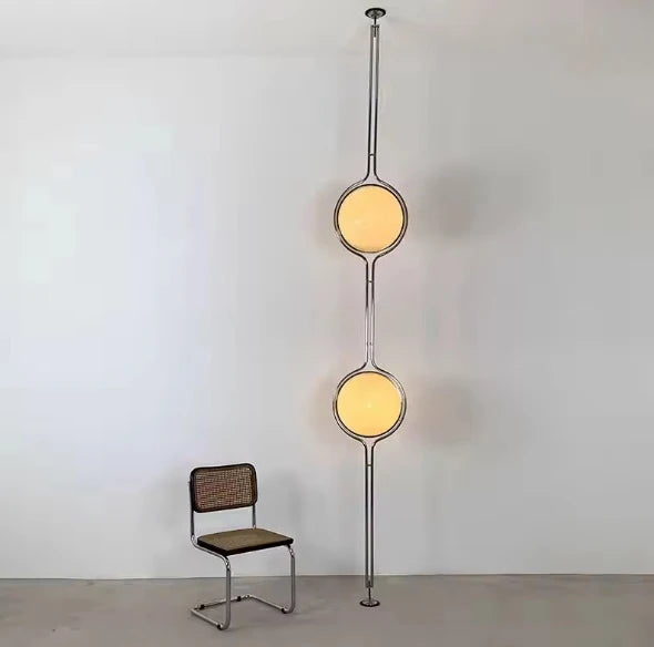 Modern Acrylic Floor Lamp – Minimalist Round Ball Standing Light for Bedside