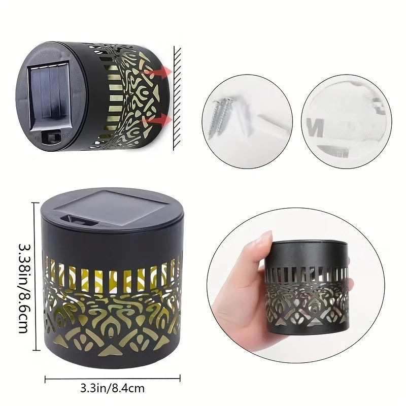 Mandala Solar Garden Wall Light