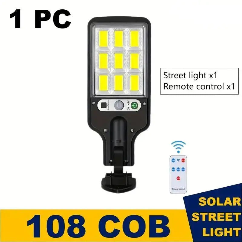 Solar LED Outdoor Wall Lights – Waterproof Motion-Sensor Garden & Patio Light