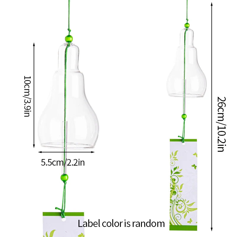 Japanese Sakura Glass Wind Chime – Kawaii Home & Garden Decor Bell