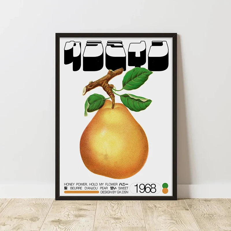Abstract Retro Art Poster – Minimalist Canvas Wall Print for Living Room (Frameless)