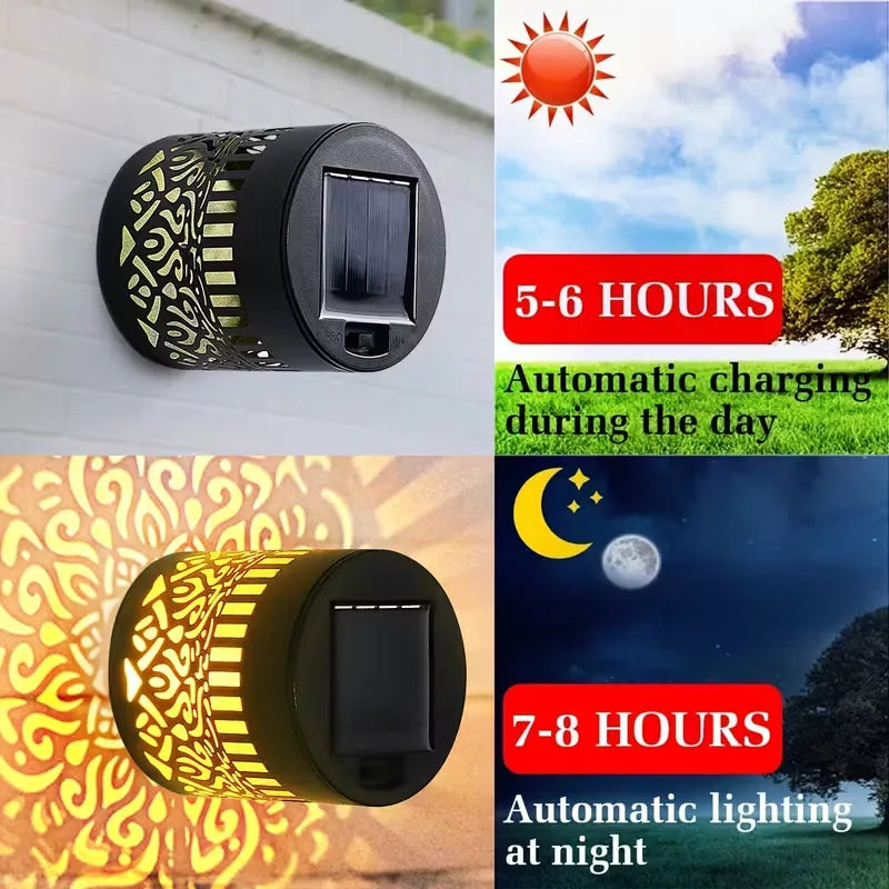 Mandala Solar Garden Wall Light