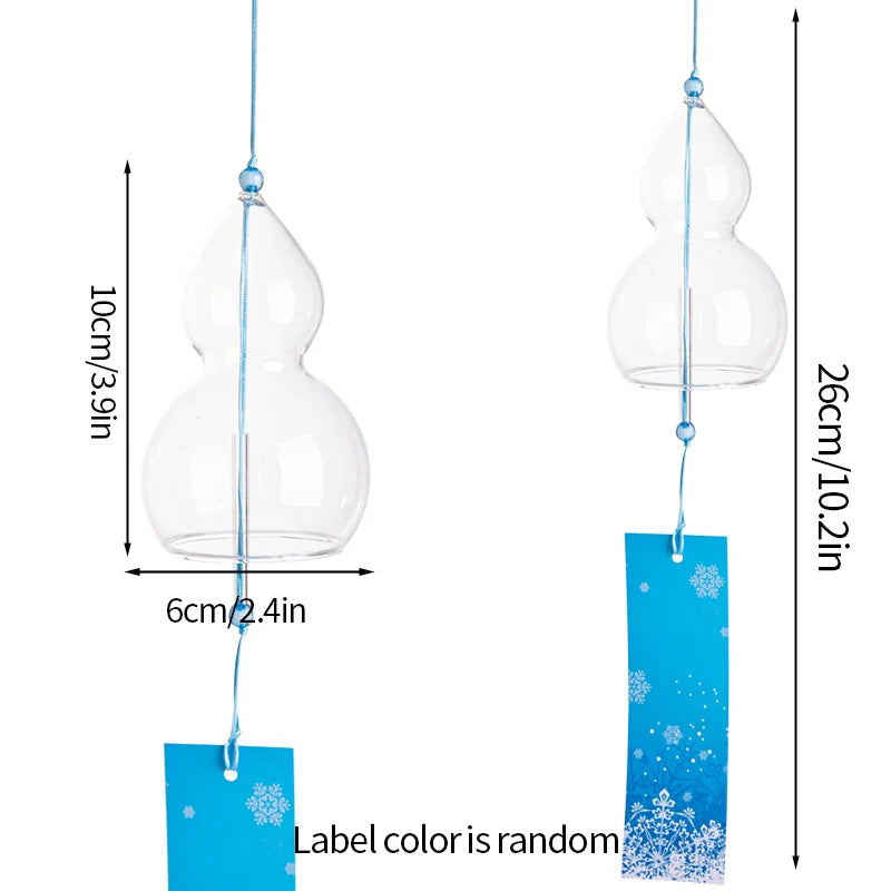 Japanese Sakura Glass Wind Chime – Kawaii Home & Garden Decor Bell