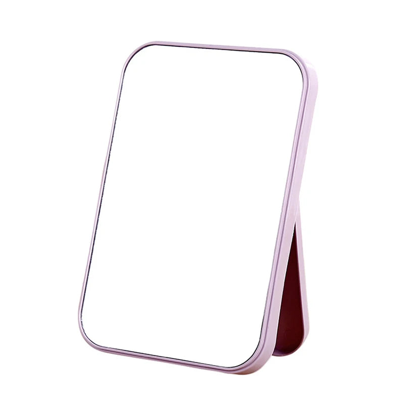 Portable Folding Cosmetic Mirror – Compact Square Makeup Mirror for Travel