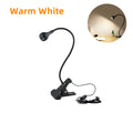 360° Gooseneck Clip-On Desk Lamp – USB Eye-Care Reading Light