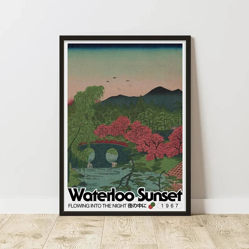 Abstract Retro Art Poster – Minimalist Canvas Wall Print for Living Room (Frameless)