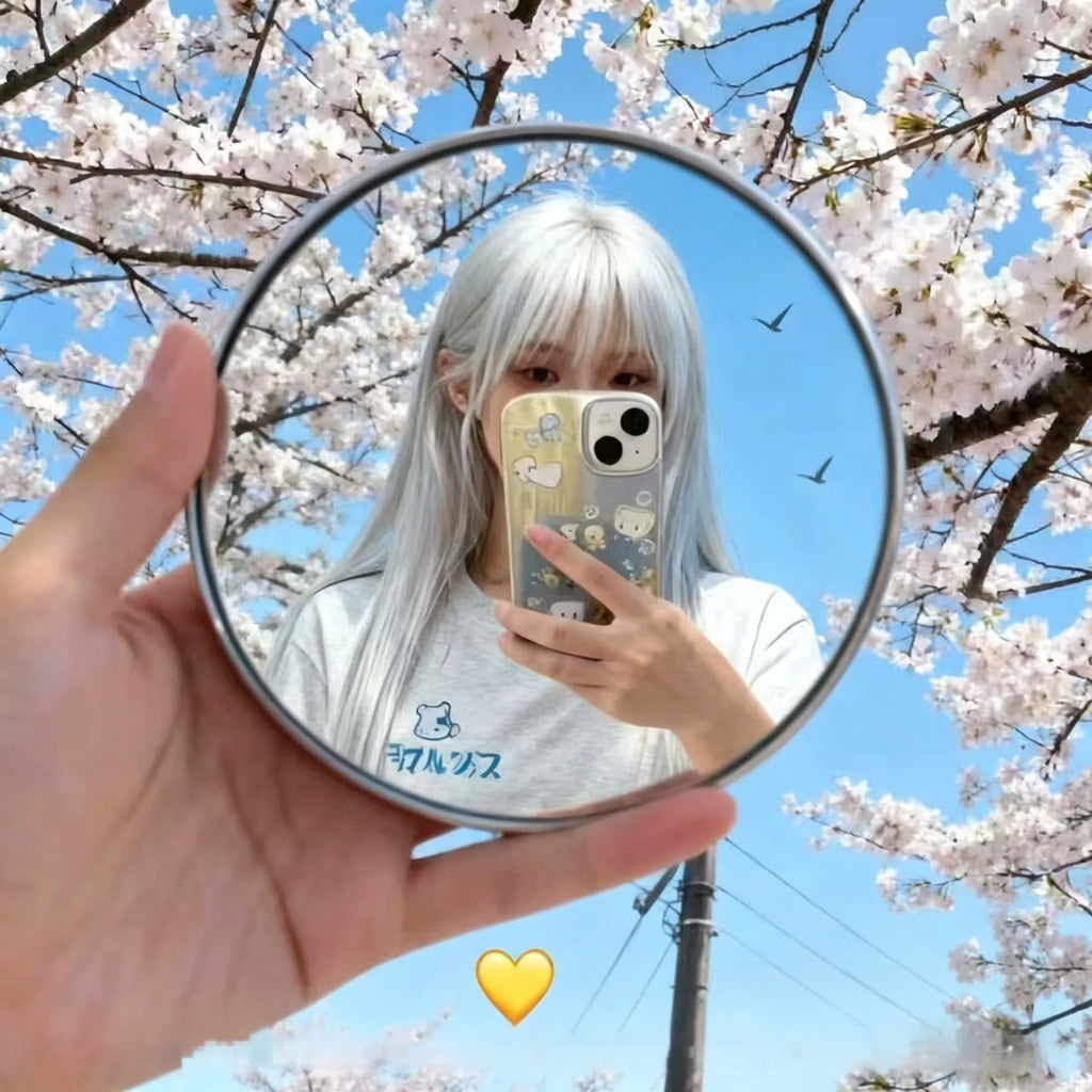 Mini Convex Mirror Set – Wide-Angle Vlogging & Blind-Spot Mirrors