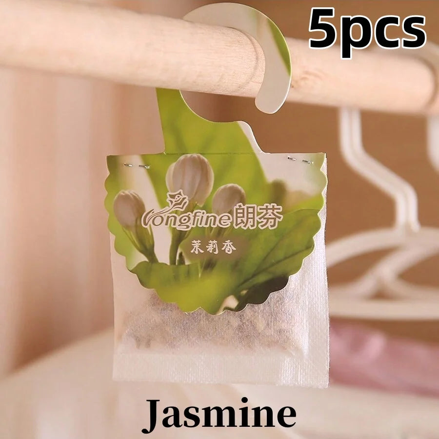 Hanging Wardrobe Sachets (5/10 Pack) – Long-Lasting Closet & Drawer Air Freshener