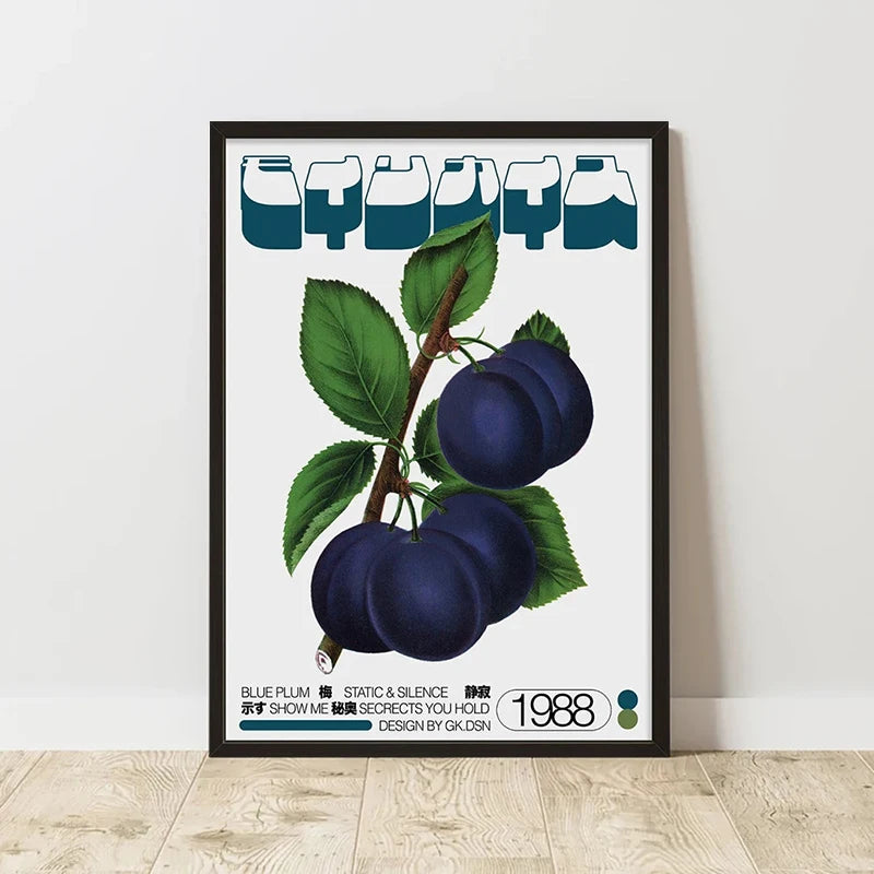 Abstract Retro Art Poster – Minimalist Canvas Wall Print for Living Room (Frameless)