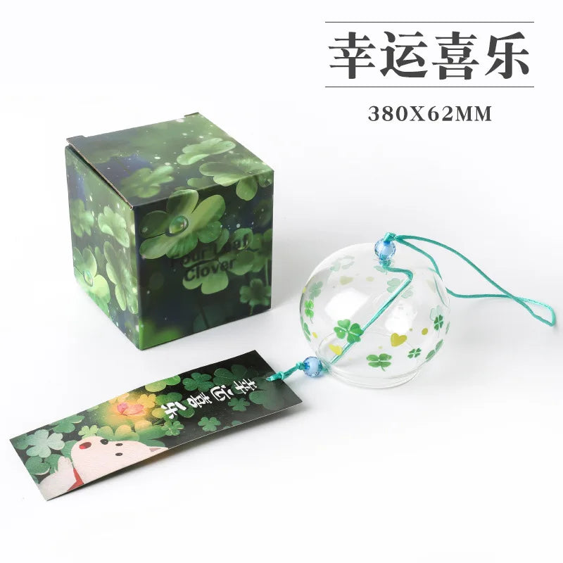 Japanese Sakura Glass Wind Chime – Kawaii Home & Garden Decor Bell