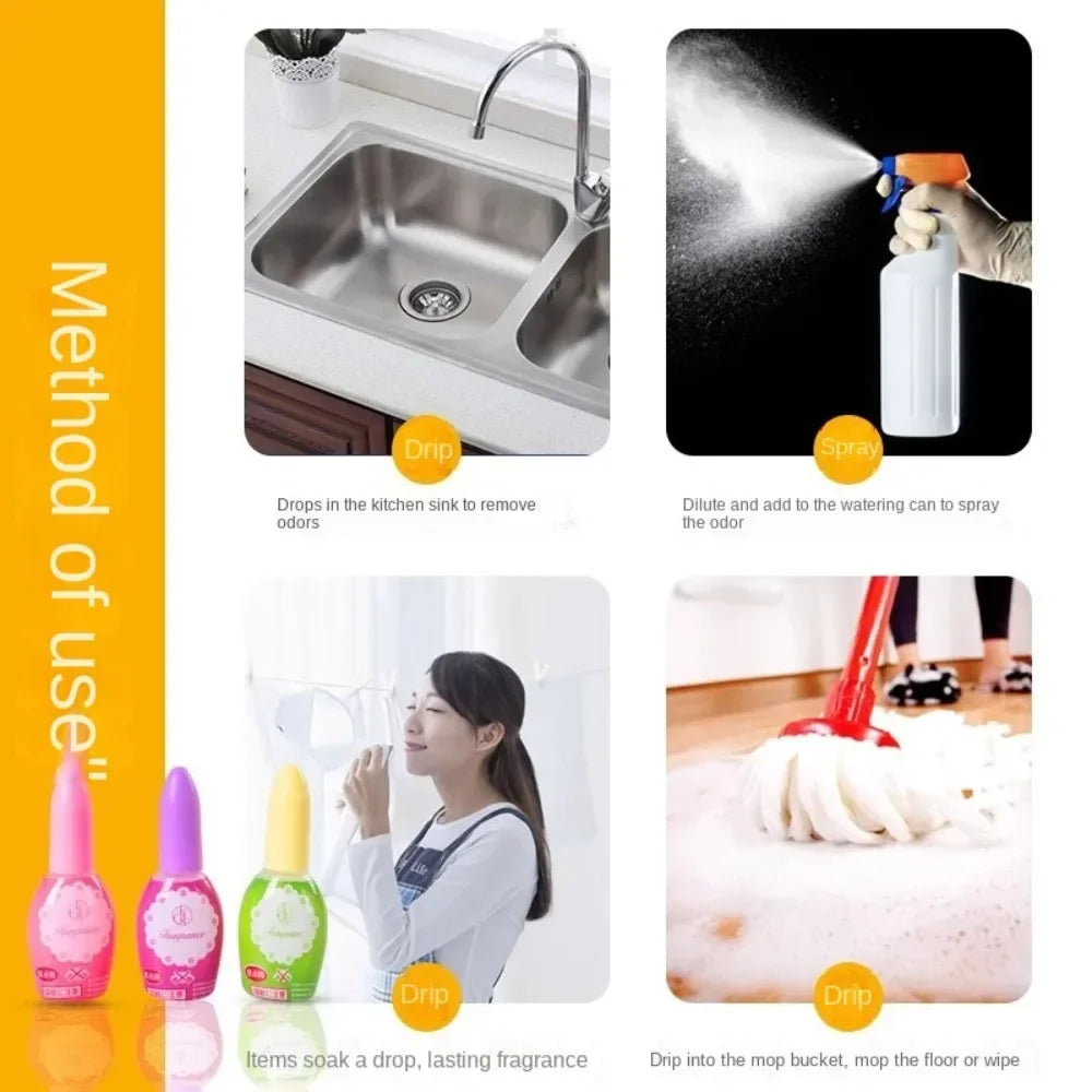 Concentrated Bathroom Deodorizer Drops (20ml) – Long-Lasting Toilet Air Freshener