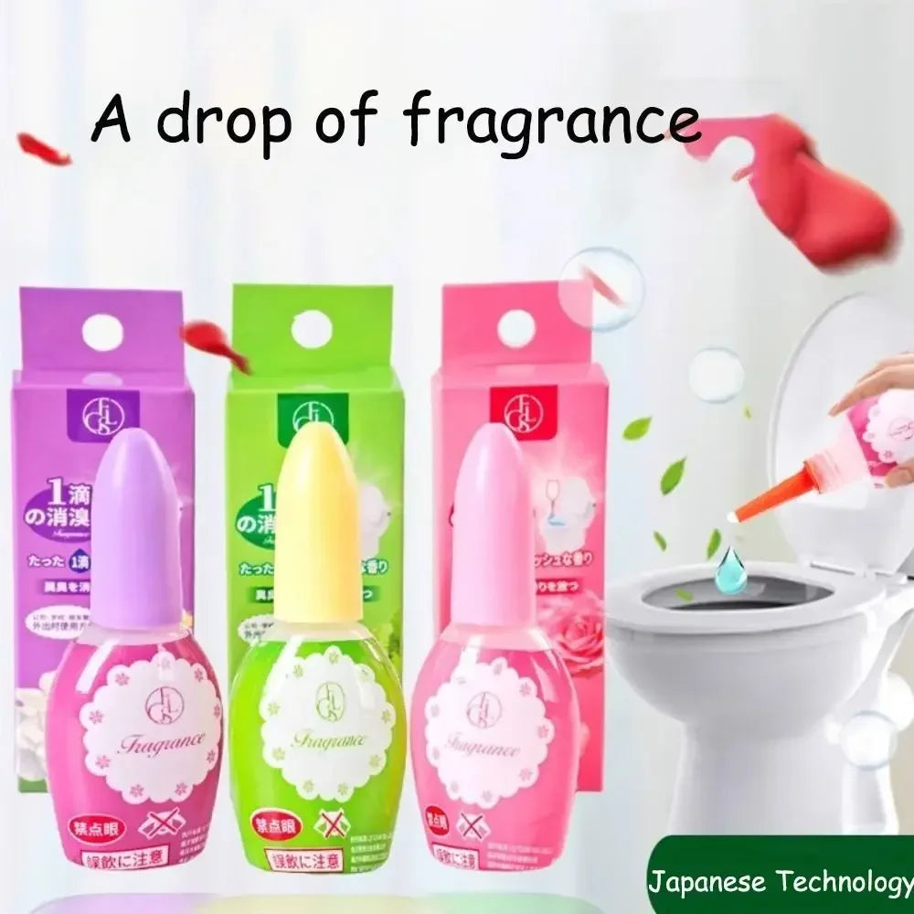 Concentrated Bathroom Deodorizer Drops (20ml) – Long-Lasting Toilet Air Freshener