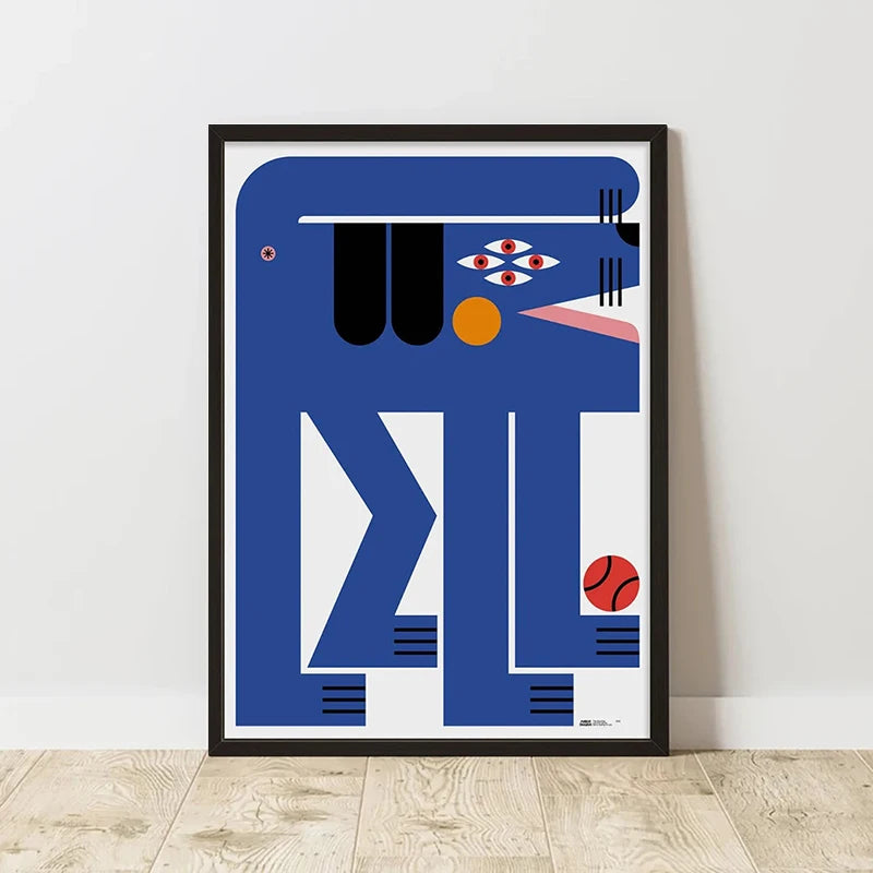 Abstract Retro Art Poster – Minimalist Canvas Wall Print for Living Room (Frameless)