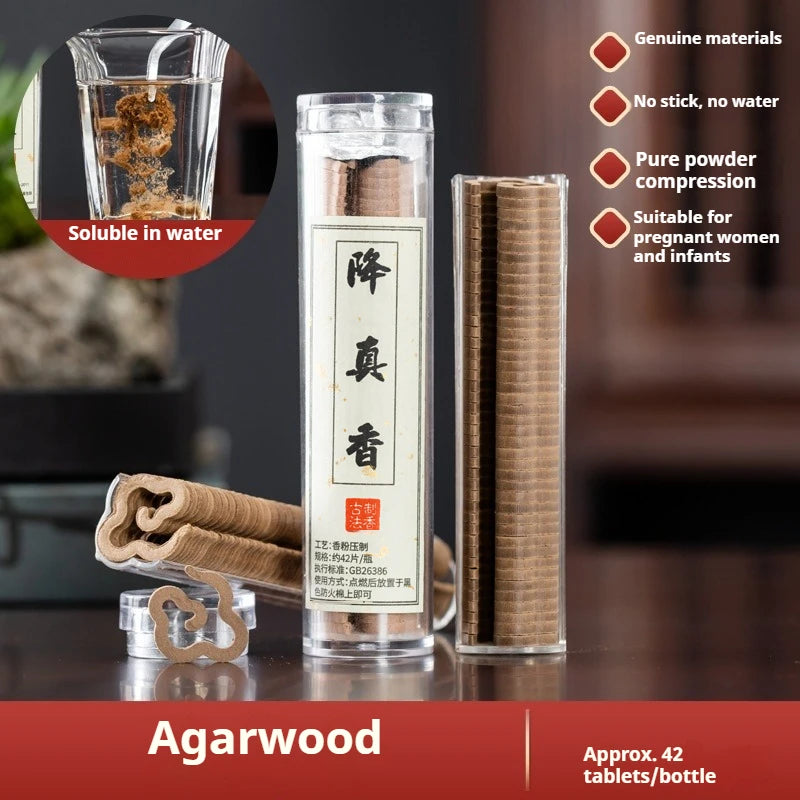 Sandalwood & Agarwood Incense Coils – Long-Lasting Home Aromatherapy