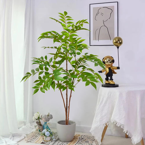 Artificial Ficus Tree – Lifelike Faux Banyan Plant for Home & Office Decor