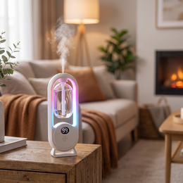 Automatic Essential Oil Diffuser – USB Spray Aroma Humidifier with LED Light